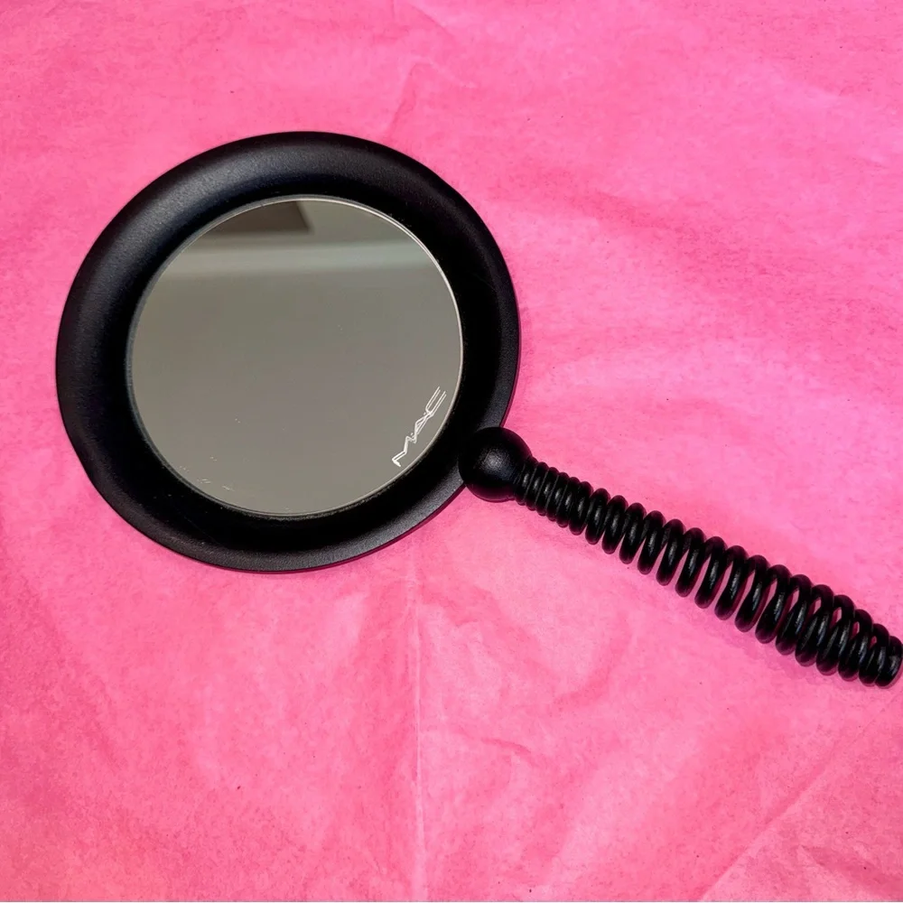 Vintage Counter Display MAC Cosmetics Makeup Handheld Mirror - Rare Employee - Picture 3 of 8